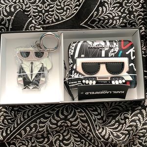 Karl Lagerfeld Wallet and keychain set